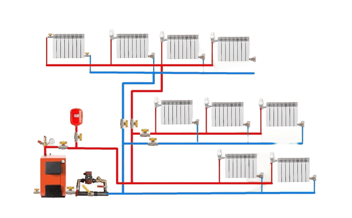 Двухтрубное отопление
